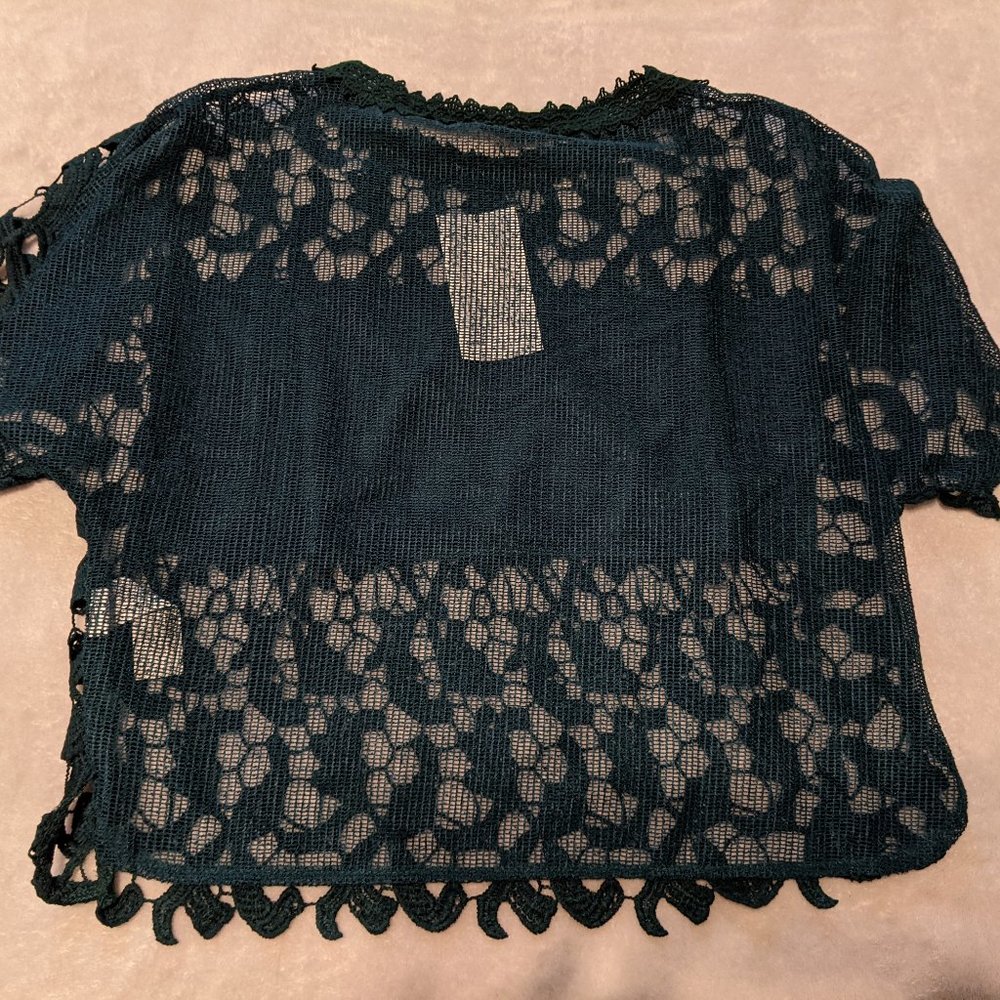NWT Zara green blouse - Picture 1 of 1